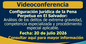 Configuración jurídica de la Pena Perpetua en El Salvador